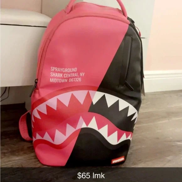 Sprayground | Bags | Sprayground Pink And Black  display picture 3